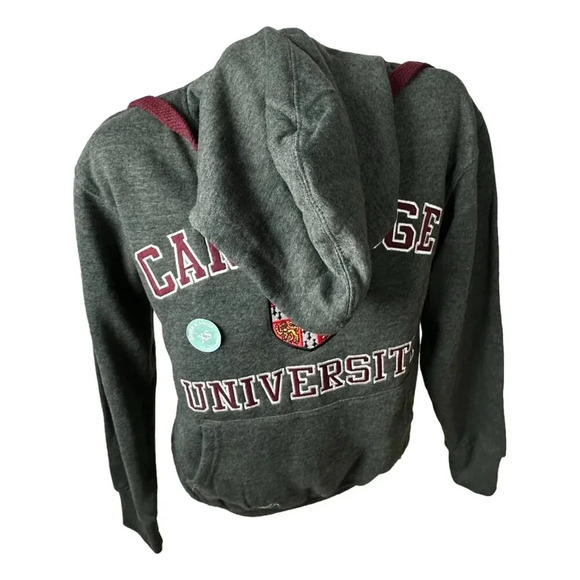 Cambridge University Official UK Hoodie Sweatshirt Size XS Womans Gray … - Picture 5 of 11